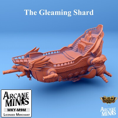 Skies of Sordane The Gleaming Shard D&D Dungeons and Dragons Airship Spelljammer