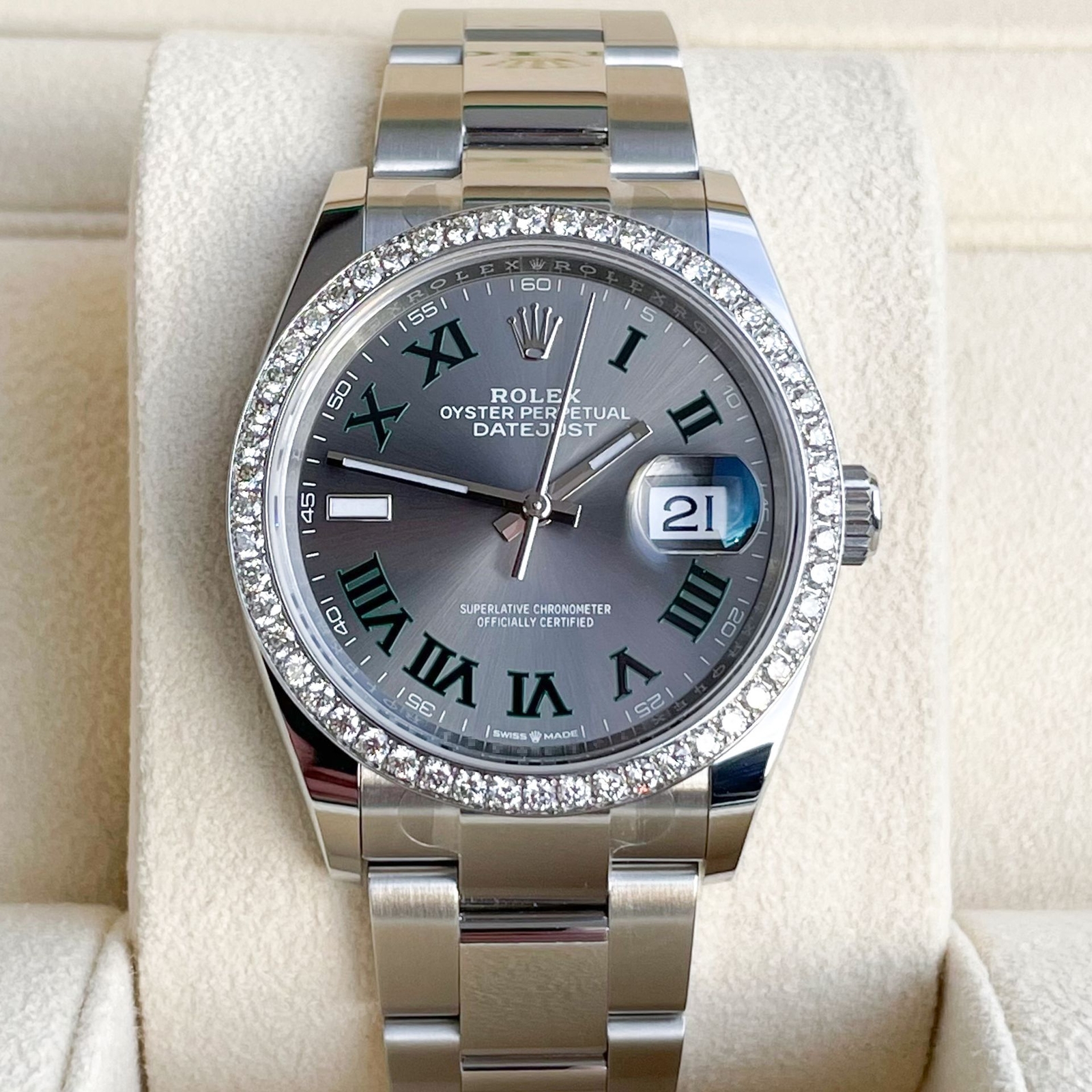 Rolex Datejust 36mm Wimbledon Full Set 2024 UNWORN 126200