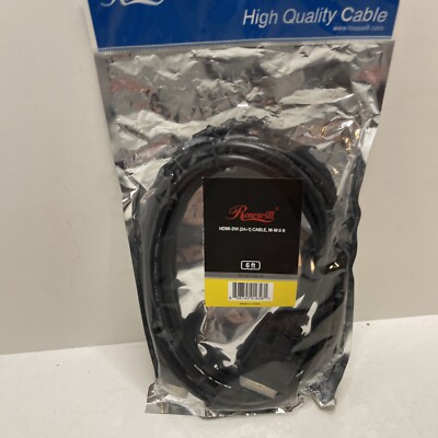 HDMI TO DVI (24+1) CABLE, M-M 6ft