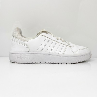 

Adidas Boys Hoops 2.0 F35891 Белая повседневная обувь Кроссовки Размер 4, Белый, Hoops 2.0