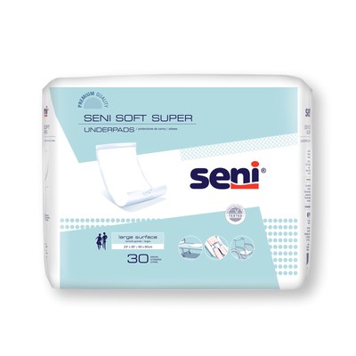 Seni Soft Super Disposable Underpad Cellulose Pulp 23X35'' S-0330-US1 30 pads