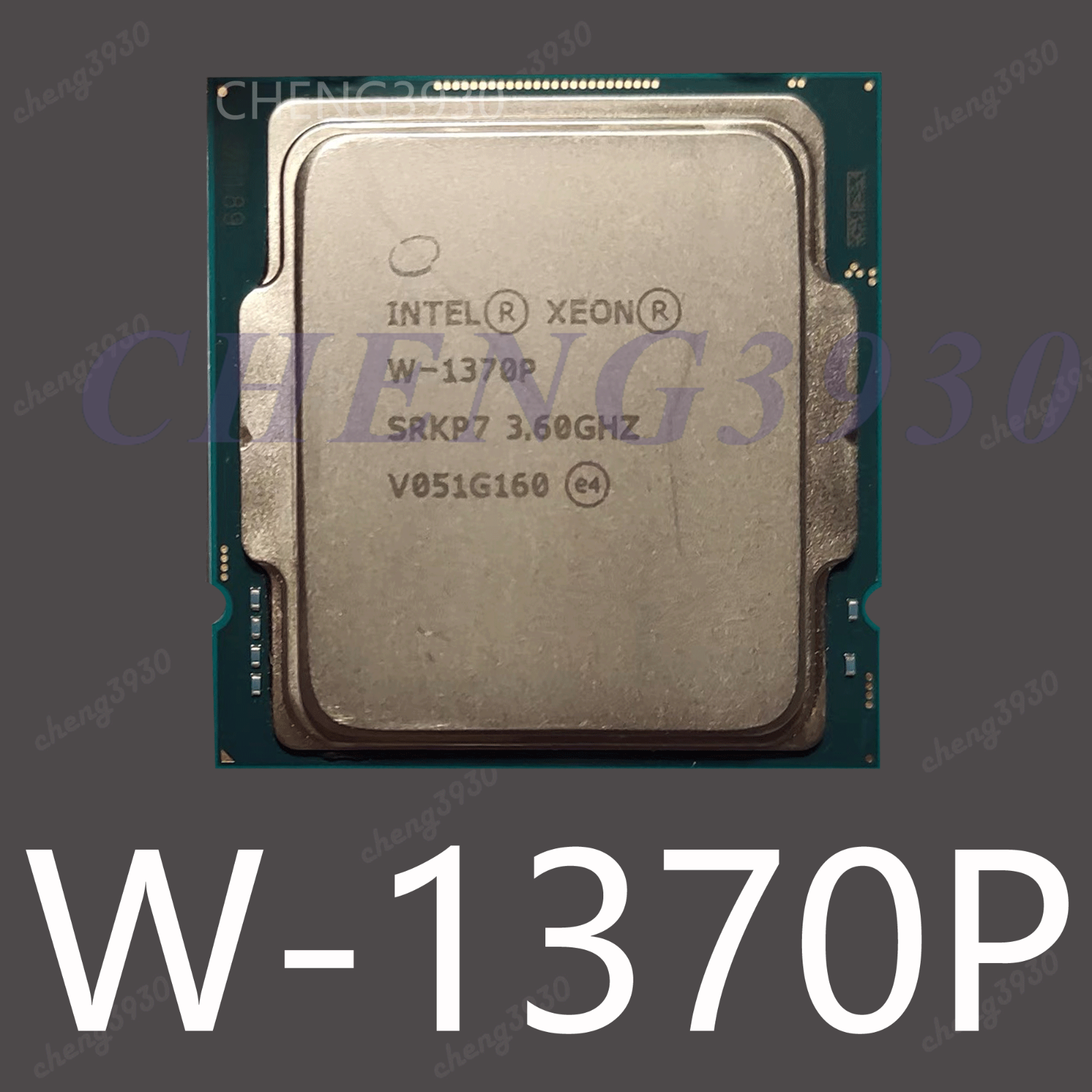 Intel Xeon w-1370p 8 cores 16 threads 3.6ghz LGA 1200 CPU Intel Xeon w-1370p 8 cores 16 threads 3.6ghz LGA 1200 CPU