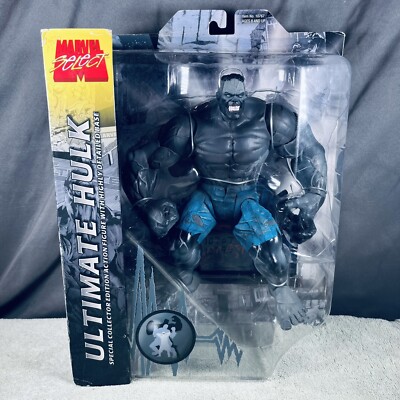 Vintage 2003 Diamond Select Marvel Ultimate Gray Hulk Action Figure 8.5'' Sealed