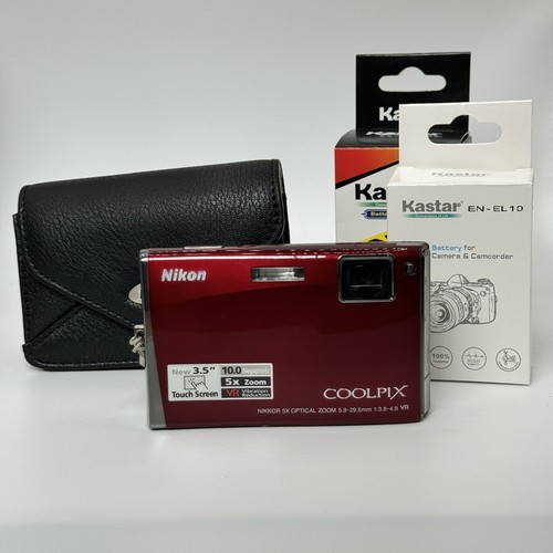 Nikon Coolpix S60 10MP Digital Camera w/5x Optical VR Zoom