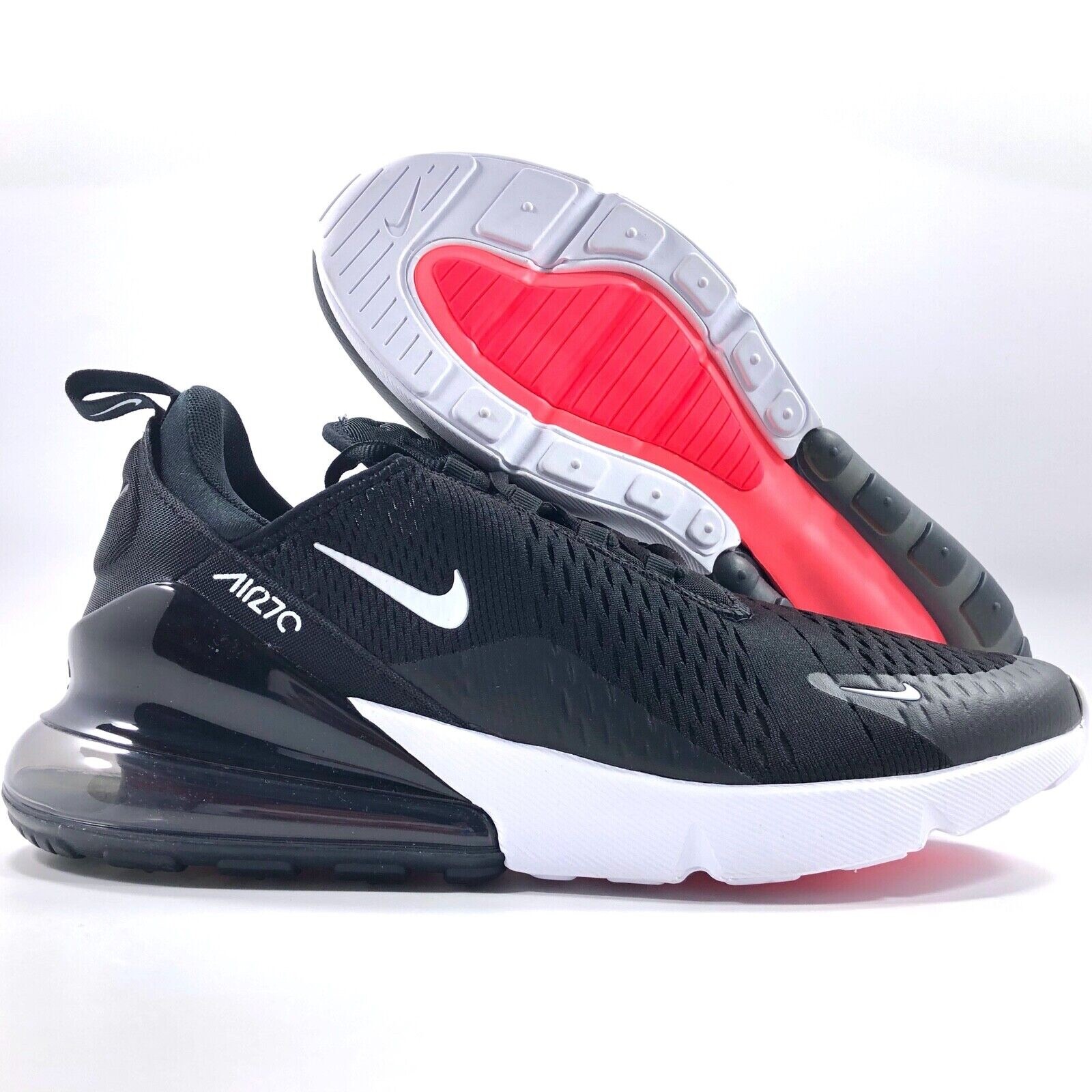 

Кроссовки Nike Air Max 270 GS Black White Red 943345-001 5Y Женские 6,5, Черный, Nike Air Max 270
