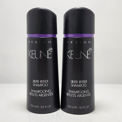 Keune Design Line Silver Reflex Shampoo 8.5 oz | Pack of 2 | Free Shipping