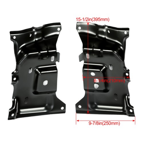 For 2015-2017 Ford F-150 Front Driver & Passenger Side Set of 2 Bumper Brackets