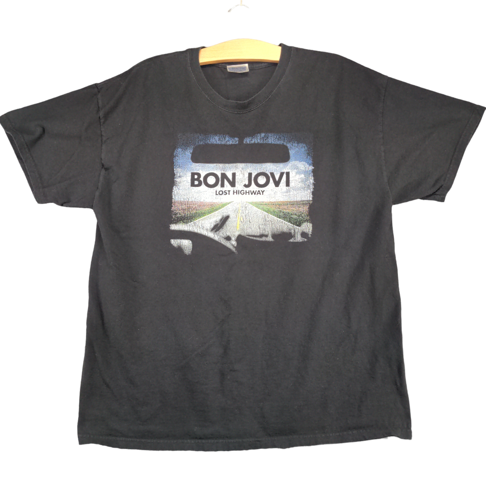 BON JOVI LOST HIGHWAY Tシャツ黒S00s archive BON JOVI LOST HIGHWAY Tシャツ黒S00s archive - メルカリ