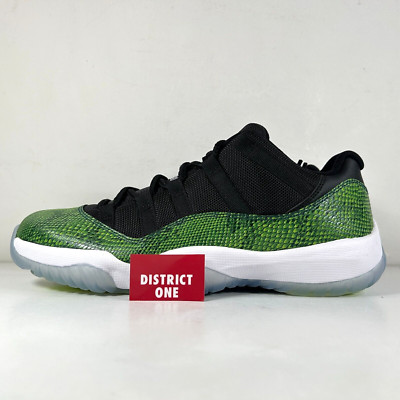 Air Jordan 11 Retro Low Green Snakeskin 2014 - Size 9.5 - 528895 033