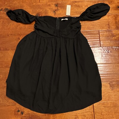 Francesca's Miami Mini Black Dress NWT $56 Sz Small Boutique Fast Ship