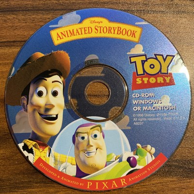 Disney's Toy Story Animated StoryBook  Windows Mac 1996 CD-ROM PC (Disc Only)