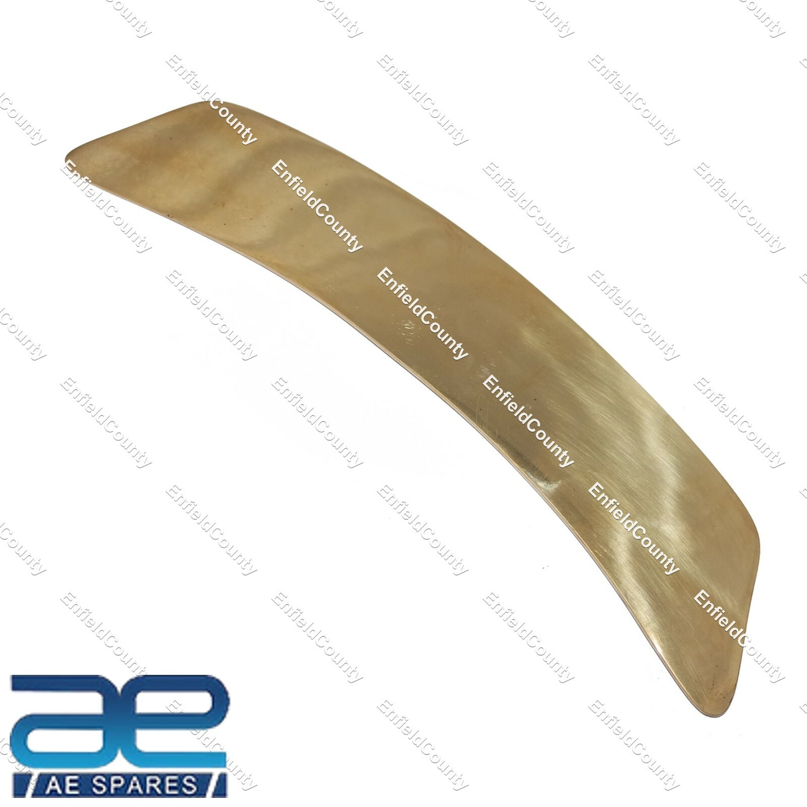 Front Mudguard Fender Brass Number Plate For Royal Enfield BSA Triumph