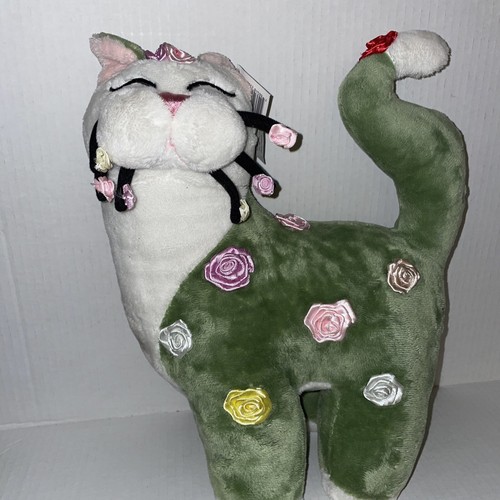 WhimsiClay by Amy Lacombe ヴィンテージ 猫 タオル地 Selection of Amy Lacombe Whimsiclay Cat Figurine Collection