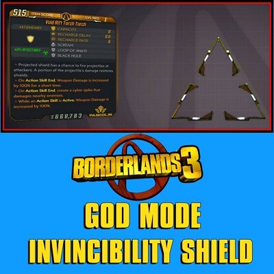 All Platforms Borderlands 3 Modded Shield God Mode*