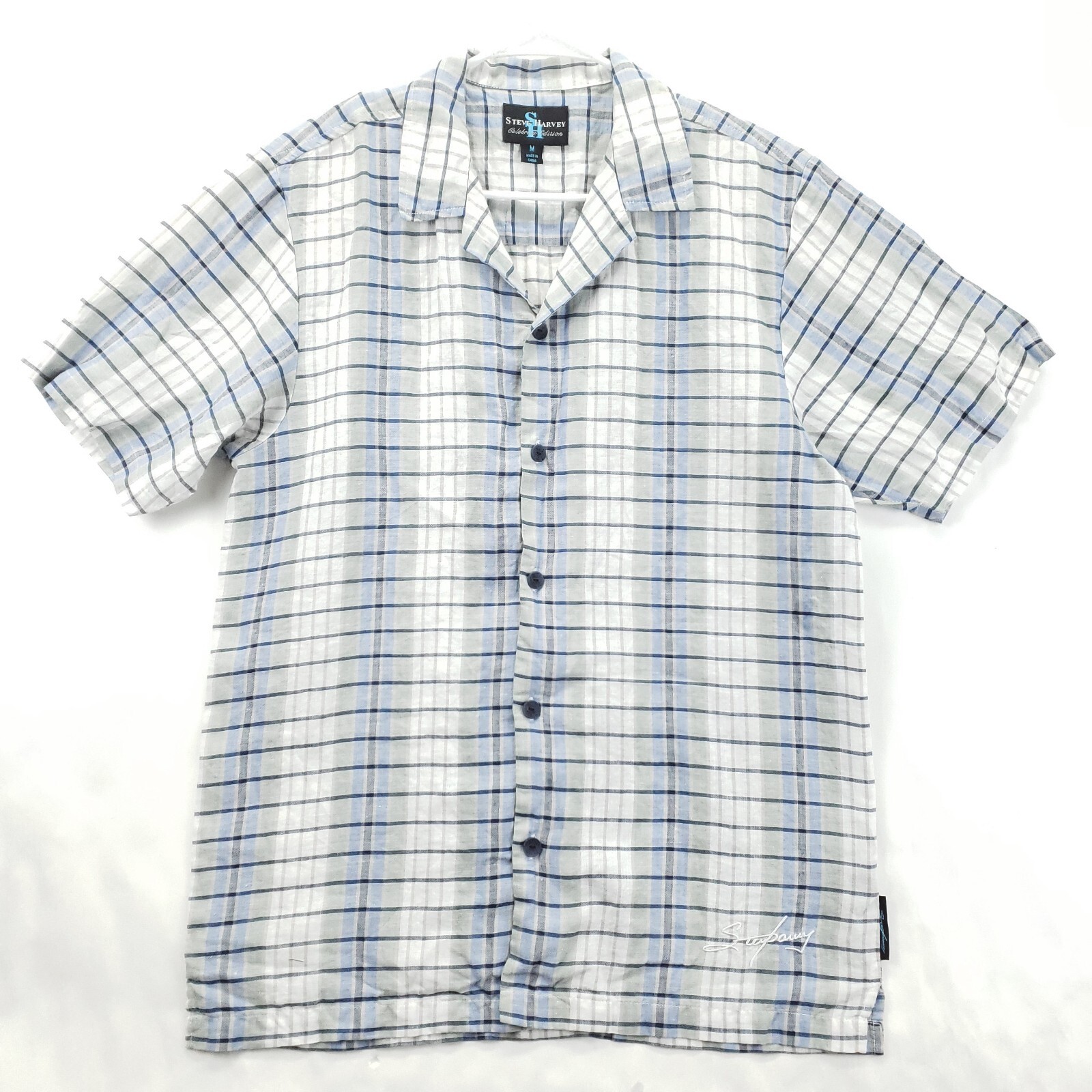 Steve harvey rayon blend plaid siacks