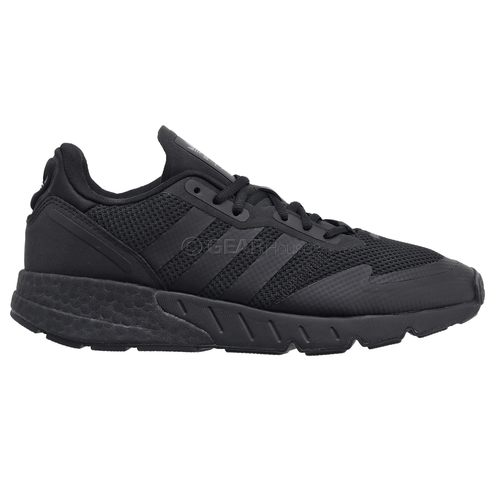 

Adidas ZX 1K Boost Мужская спортивная обувь для образа жизни, полностью черная, размер 9, Черный, adidas ZX 1K Boost