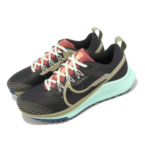 

Женские беговые кроссовки Nike Wmns React Pegasus Trail 4 цвета аллигатора мятно-черного цвета DJ6159-004, Черный, Wmns React Pegasus Trail 4