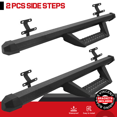 Fit 2017-2025 Ford F250 Regular Cab 3'' Running Board Side Step Nerf Bar BCKA