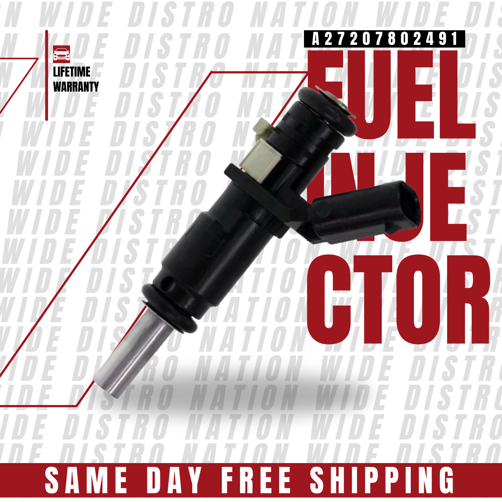 1x OEM Siemens Fuel Injector for 2009 2010 2011 Mercedes-Benz SLK300 3.0L V6