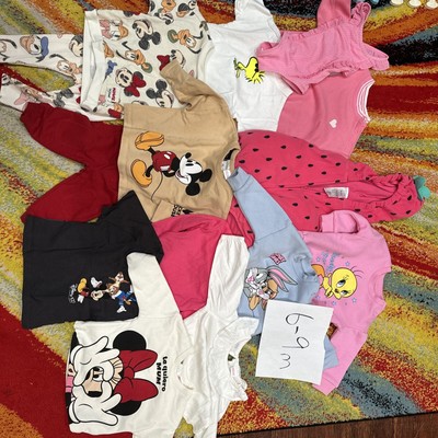 Baby clothes Girls 6-9 months 14 Pcs Pre Washed Multi Brands