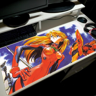 Asuka Langley Neon Genesis Evangelion Giant Gaming Mousepad Work Desk Playmat