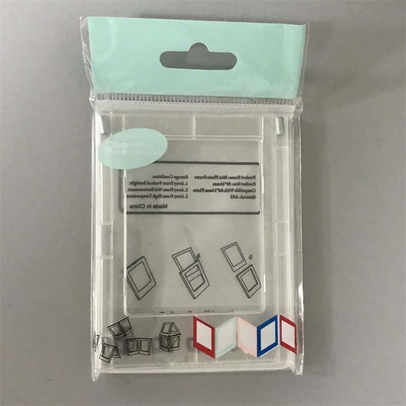 2Pcs Acrylic Fridge Magnetic Frame Clear Double-Sided Pocket Photo Sleeves