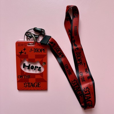 BTS J-hope Hope On The Stage lanyard & photocard holder case. Hobi Bangtan ARMY