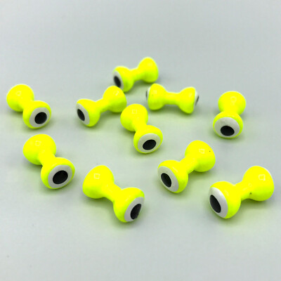 HARELINE DOUBLE PUPIL LEAD EYES - Fly Tying Dumbbell Eyes Heavy Jig Beads NEW!