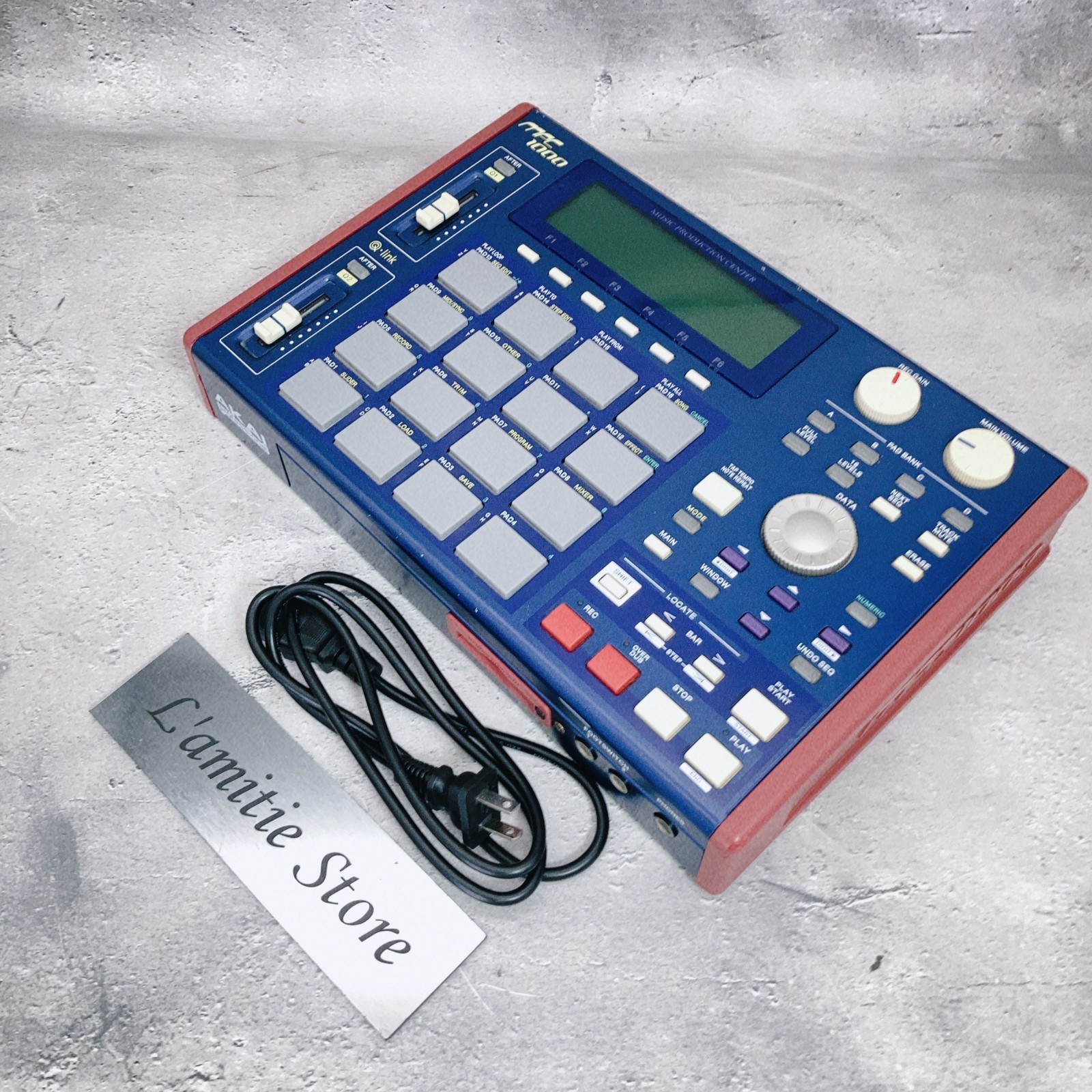 希少！メンテ済！AKAI MPC1000 BLUE 40GB内蔵+MPC3000サンプル付