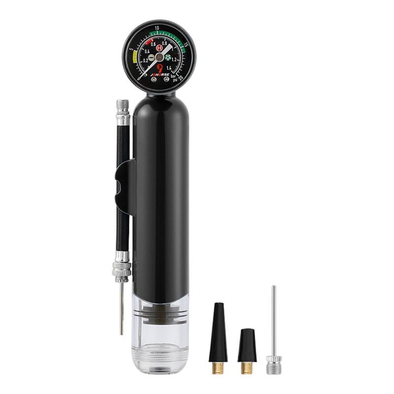 Portable Sports Pump With Pressure Gauge | Exercise Ball Accessories Inflation