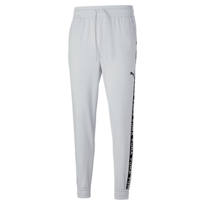 

PUMA Mens Fit PPWRFleece Jogger, Gray - platinum gray, Training