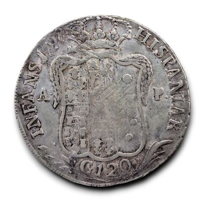 Napoli piastra 120 grana 1798 Ferdinando IV Borbone