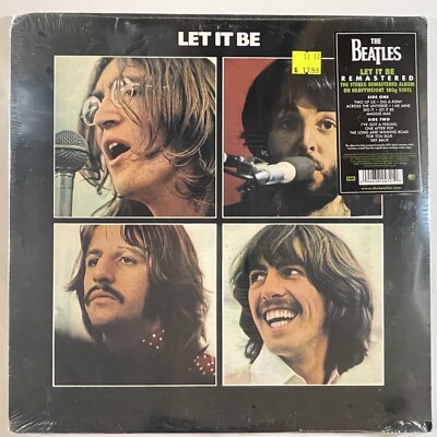 THE BEATLES Let It Be APPLE PCS 7096 LP 2012 Repress SEALED