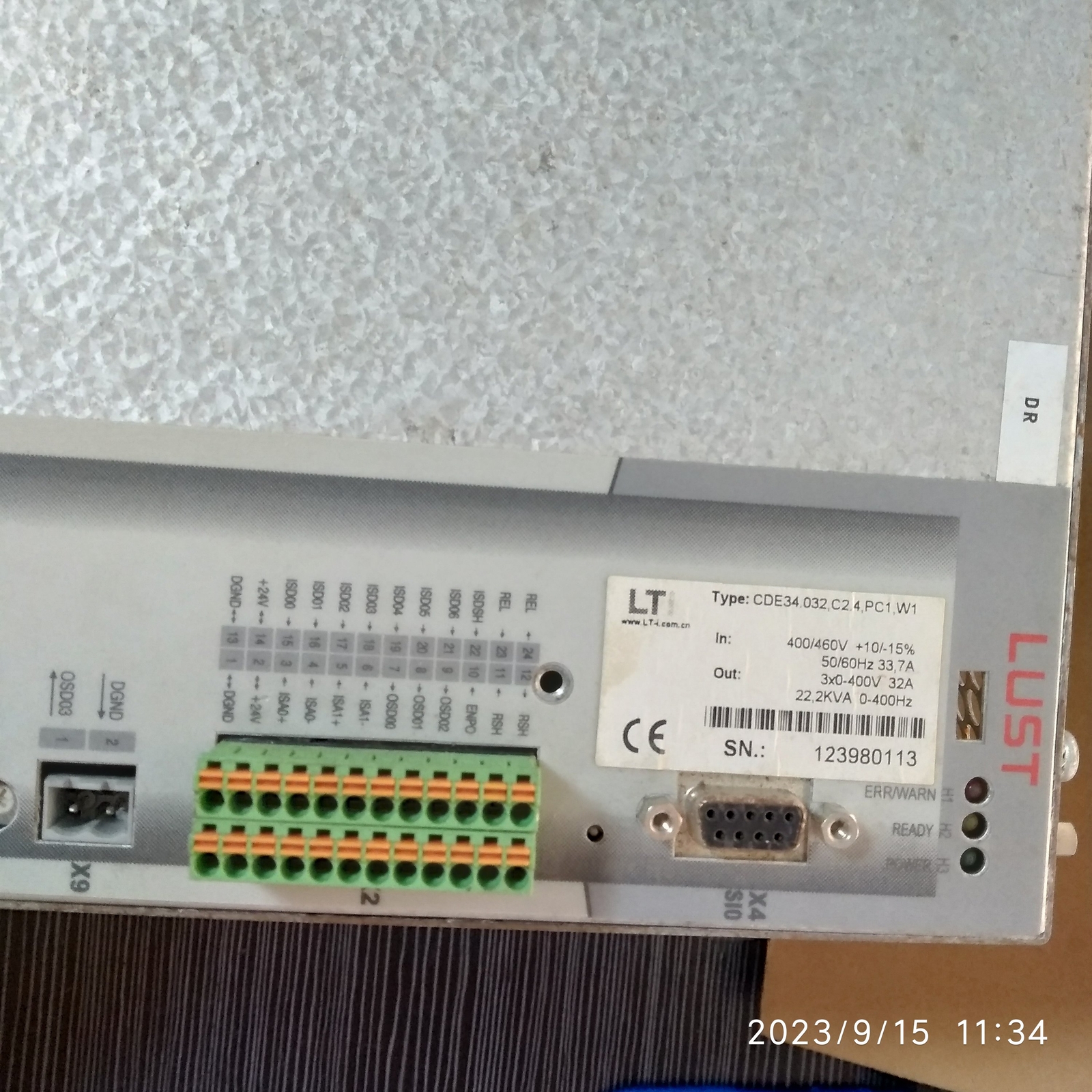1pcs USED LUST Servo Drive CDE34.032.C2.4.PC1.W1 | eBay 1pcs USED LUST Servo Drive CDE34.032.C2.4.PC1.W1 | eBay