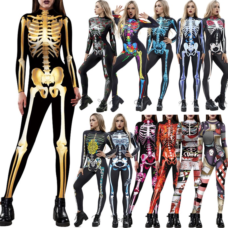 skeleton playsuit