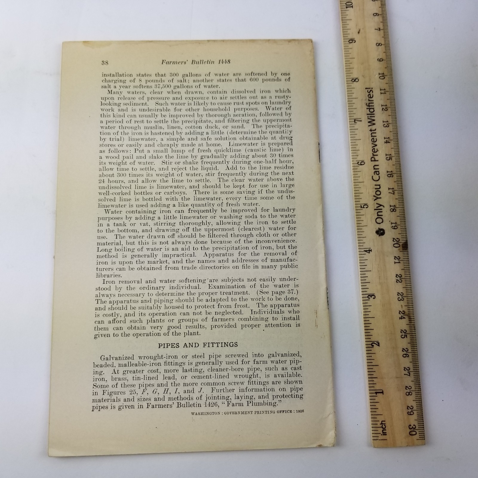 US Department of Agriculture Farmers Bulletin 1448 Farmstead Water Supply