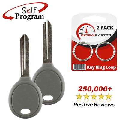 2 For 2006 2007 Jeep Commander Ignition Chip Car Key Transponder