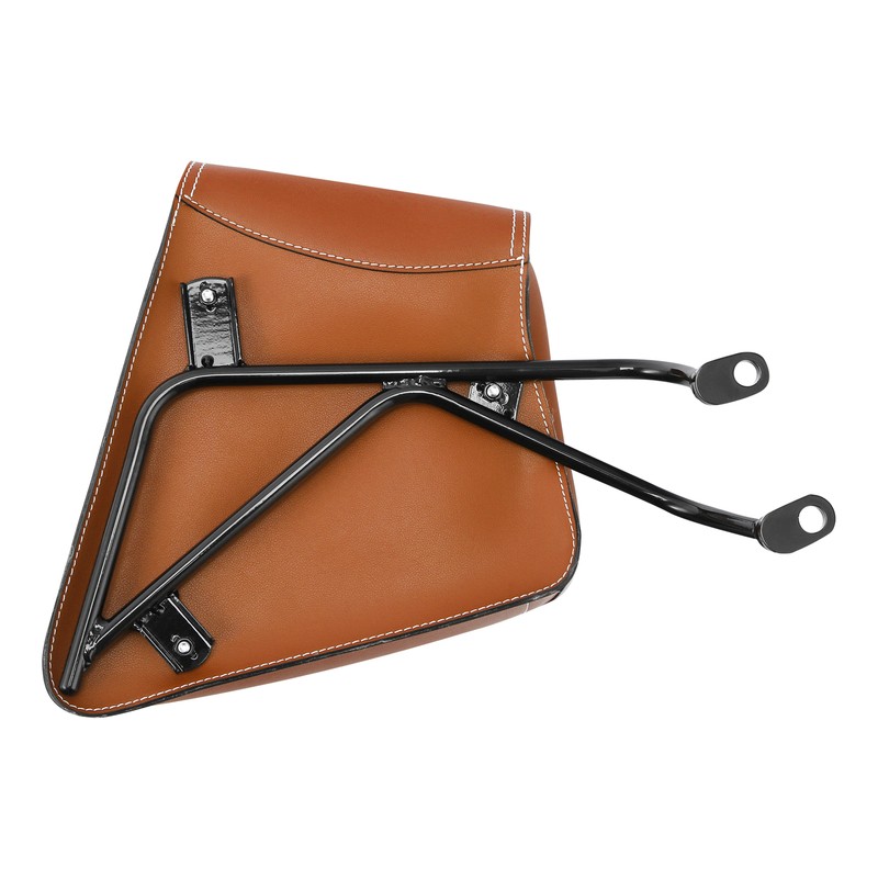 Brown Side Bags Saddlebags Fit For Harley Sportster XL883 XL1200 48 2007-2020 19