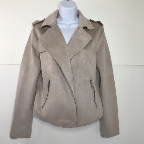 コート PHILOSOPHY Women Jackets 06145759 A0500 grey Philosophy Jacket Womens Small Gray Faux Suede Motorcycle