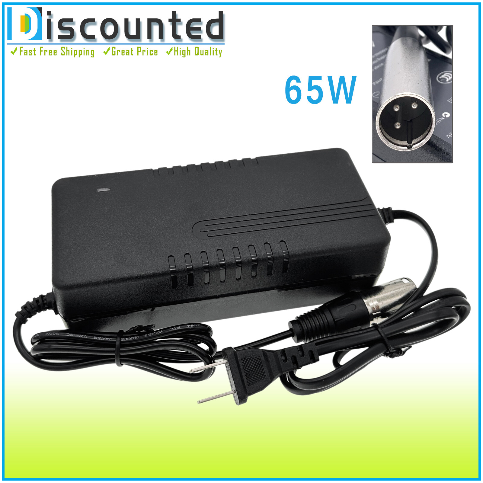 36V Battery Charger For Razor MX500 Dirt Rocket Motorcycle Electric Scooter Bike