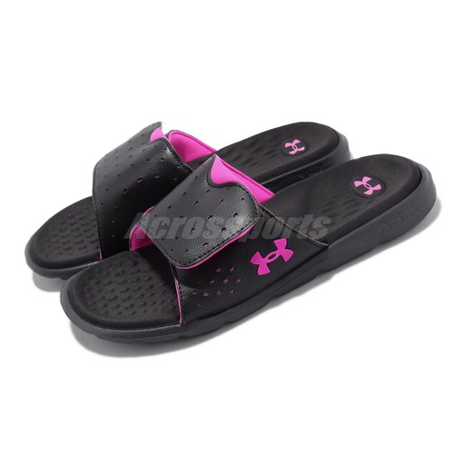 

Черные розовые женские сандалии без шнуровки Under Armour Ignite Pro UA Casaul 3026027-002, Черный, Ignite Pro