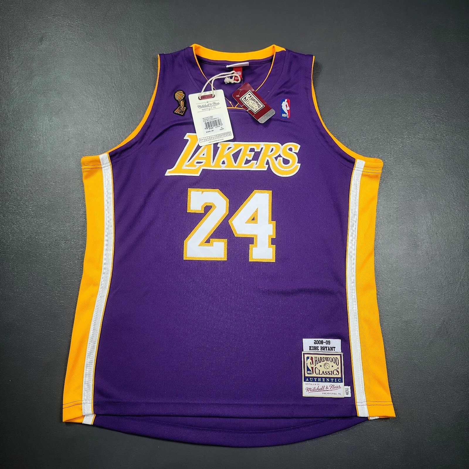 100% Authentic Kobe Bryant Mitchell Ness 08 2009 Finals 100% Authentic Kobe Bryant Mitchell Ness 08 2009 Finals