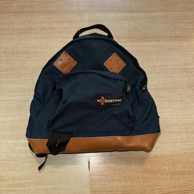 Vintage eastpak Leather Bottom backpack made in usa