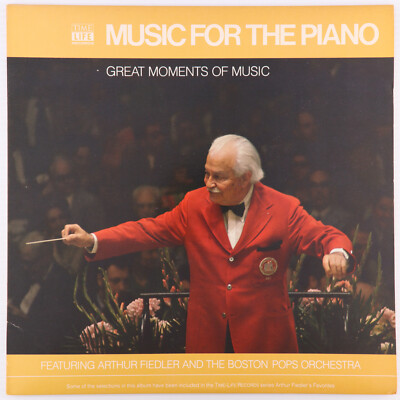 Arthur Fiedler - Music For The Piano, Great Moments Of Music, Volume 8 - 12'' LP