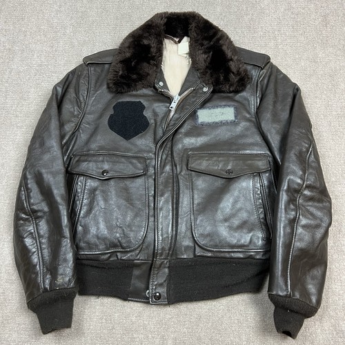 60's schott レザーフライトジャケット　G-1 デカ五角形TALON G-1 Leather Flight Jacket - Leather Jacket