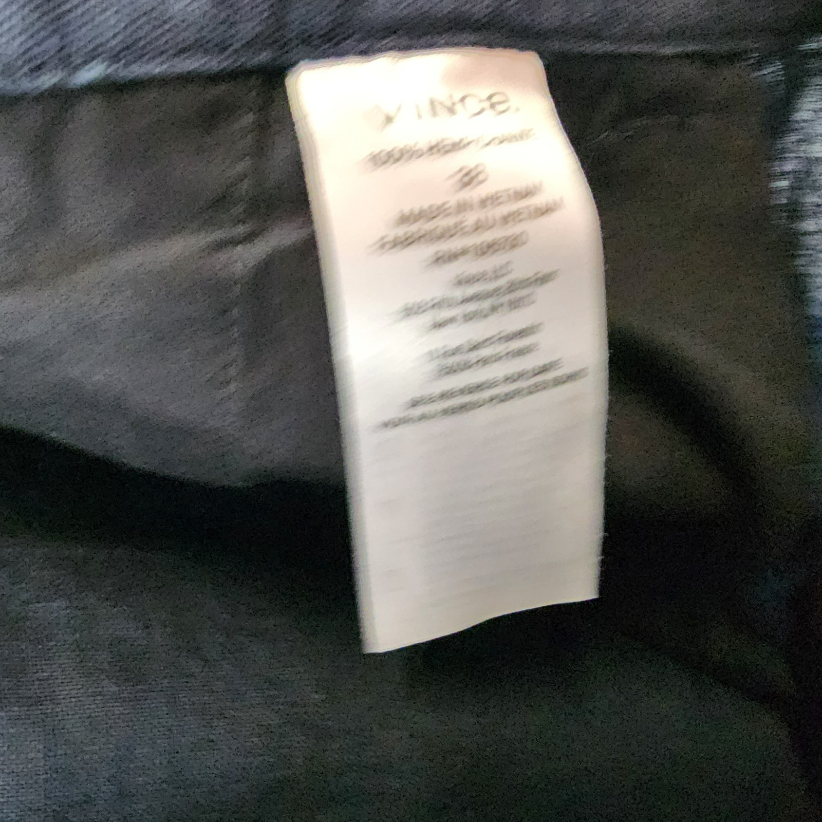 Vince Garment-Dyed Hemp Cargo Shorts Men's 38 Coastal Blue Button Zip Closure - Picture 12 of 15
