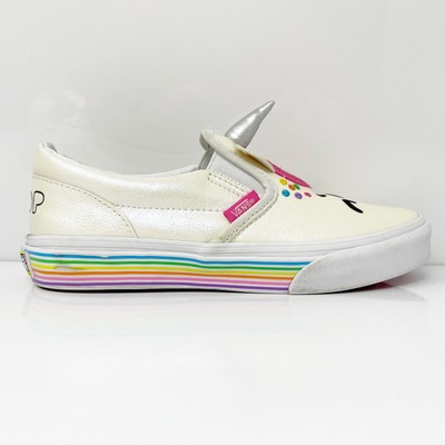 

Vans Girls X Flour Shop Unicorn 507452 Белая повседневная обувь Кроссовки Размер 3, Белый, X Flour Shop Unicorn
