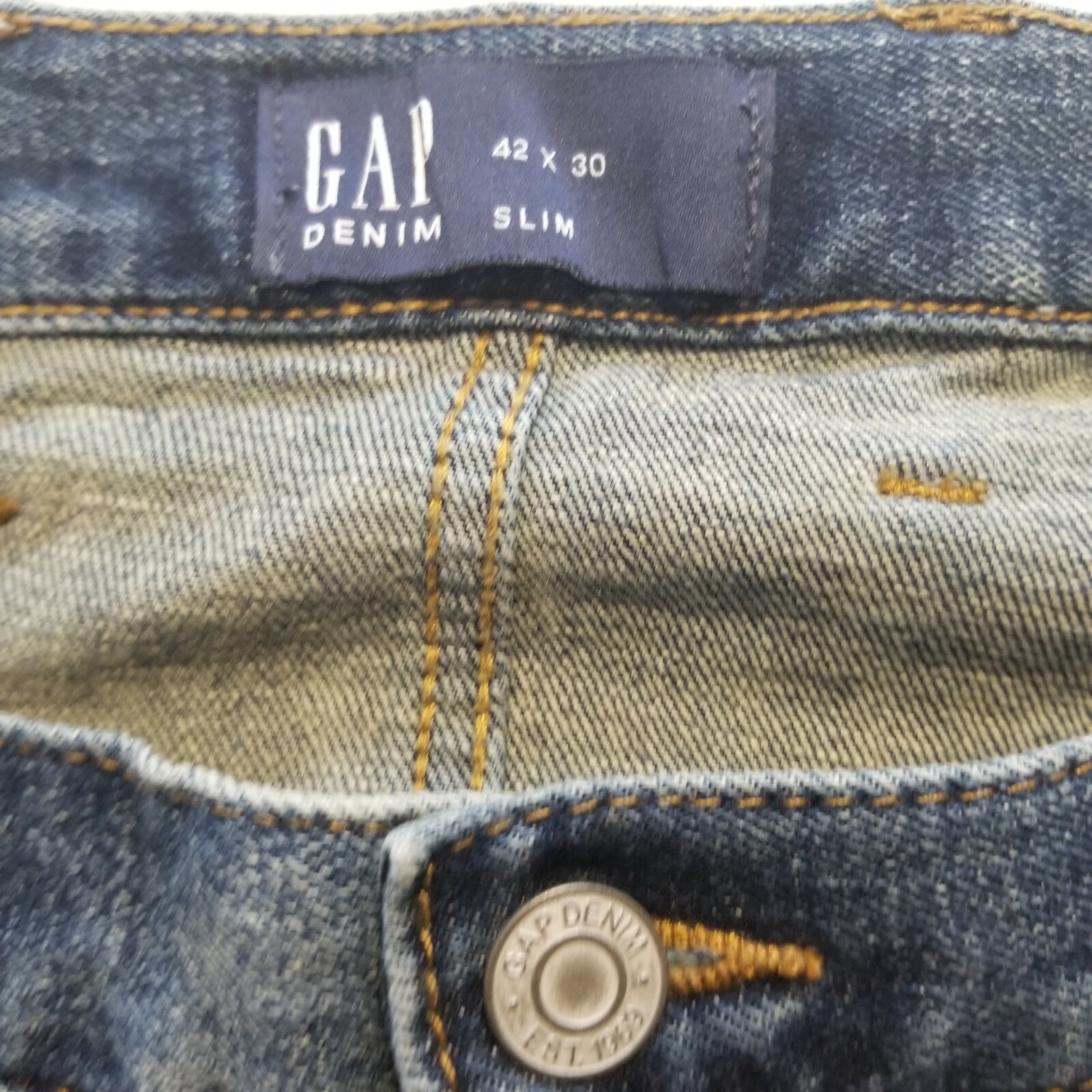 Джинсы GAP Denim Slim 42x30 Straight 