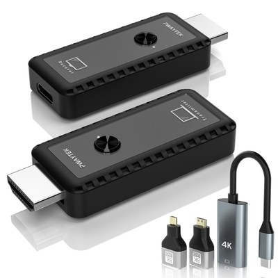 Mini Portable Wireless HDMI Transmitter and Receiver 4K,Plug & Play, 1080P HD...
