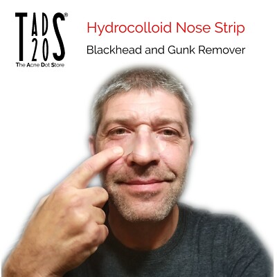 LARGE NOSE Blackhead and Gunk Remover STRIP for Zits and Blemishes on Nose